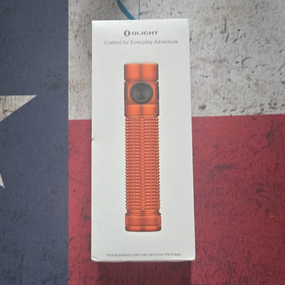 #ad Olight Baton 4 Pro LED Flashlight Orange Aluminum 3.6V Baton 4 Pro $58.99