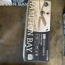 Hampton Bay Southwind II 52 in LED Indoor Brushed Nickel Ceiling Fan