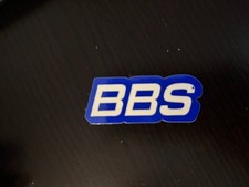 Bbs Racing Wheels Blue White Sticker 2.25x.75 Oem Bbs Racing Wheels Blue White Sticker 2.25x.75 Oem