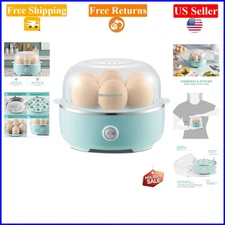Electric Egg Cooker for 7 Eggs - Soft, Medium, Hard Boiled, Auto Shut-Off, BP...