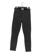 Agolde Women's Jeans W 25 in Black Cotton with Spandex Skinny