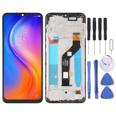 Ersatz LCD Bildschirm mit Digitizer und Rahmen für Tecno Spark 5 Air KD6a