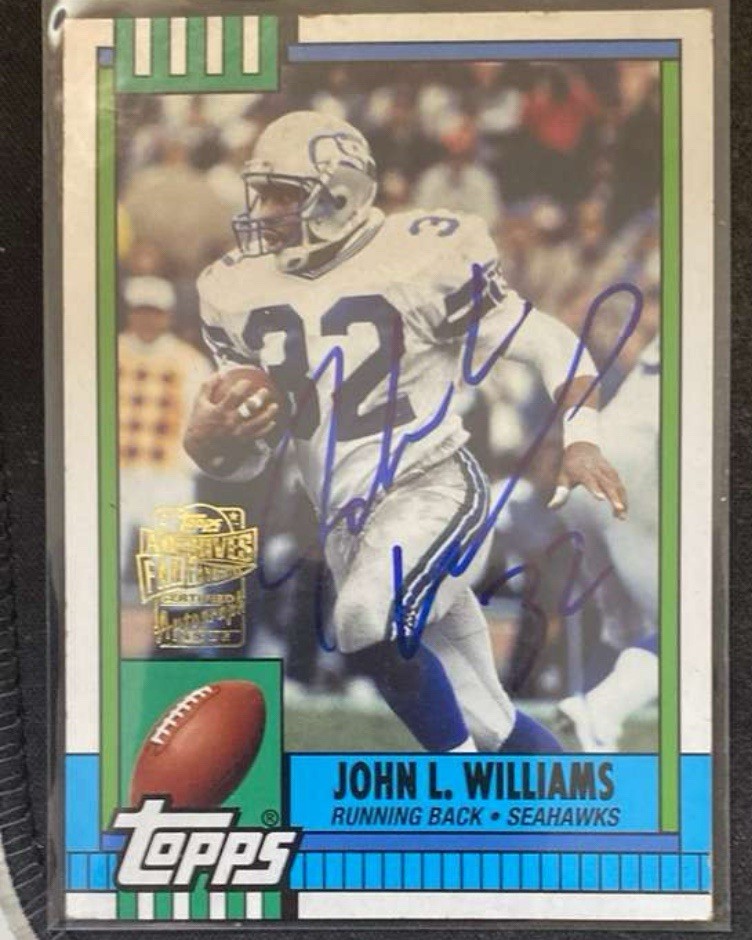 2013 Topps Archives - Fan Favorites Autographs John L. Williams #FFA-JLW (AU)