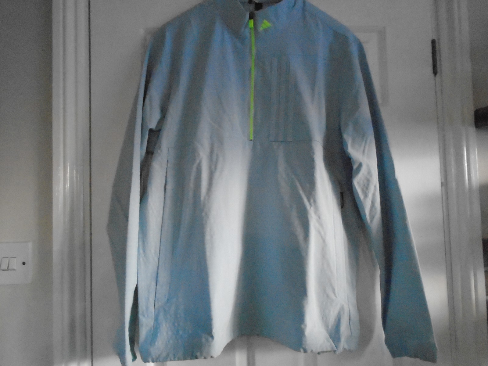 NEW MENS ADIDAS ULTIMATE 365 TOUR WIND.RDY TOP/JACKET ~ GREY ~ LARGE ~ 46"" CHEST