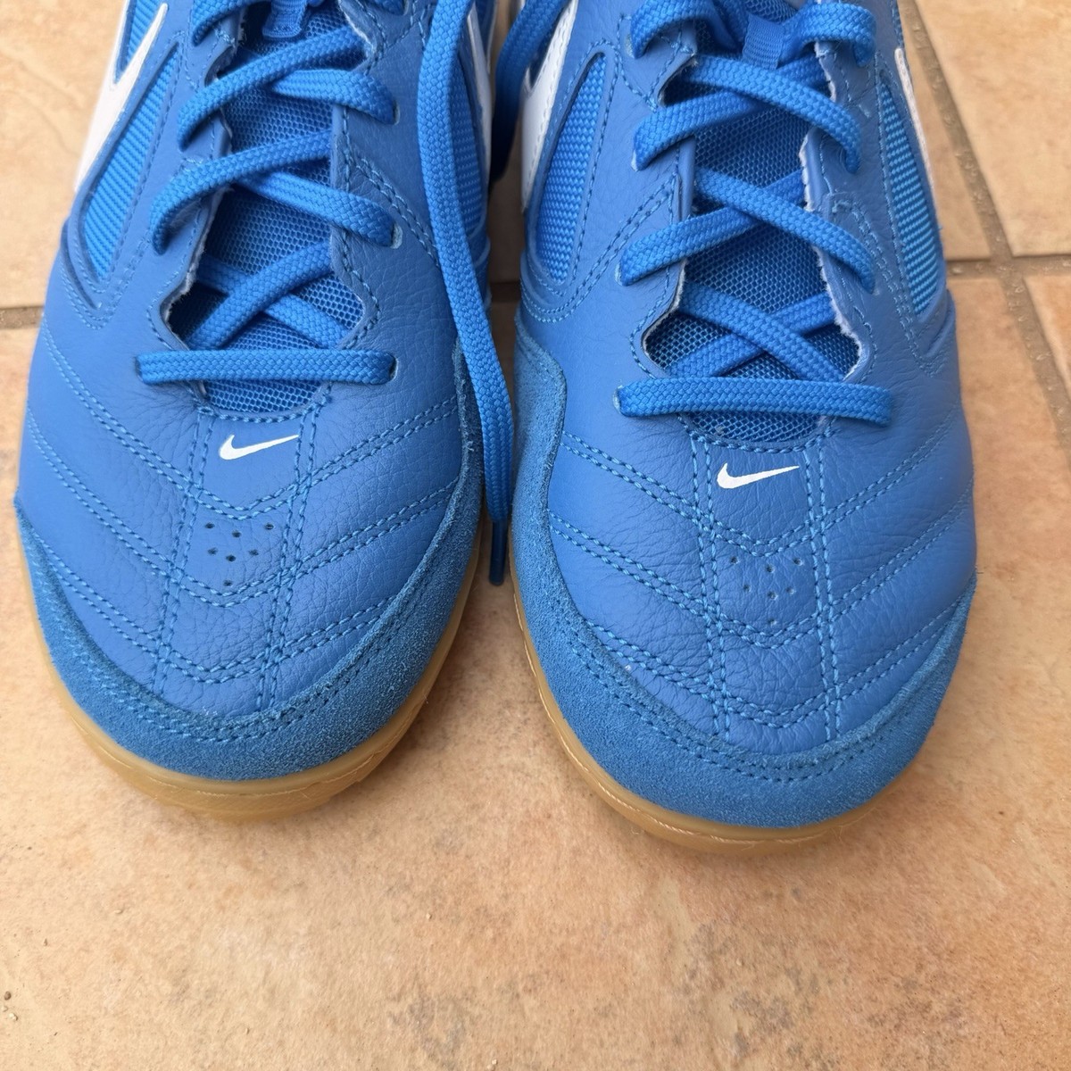 Nike Gato Futsal Shoes Size 9.5 Mens Photo Blue White Gum HQ6019
