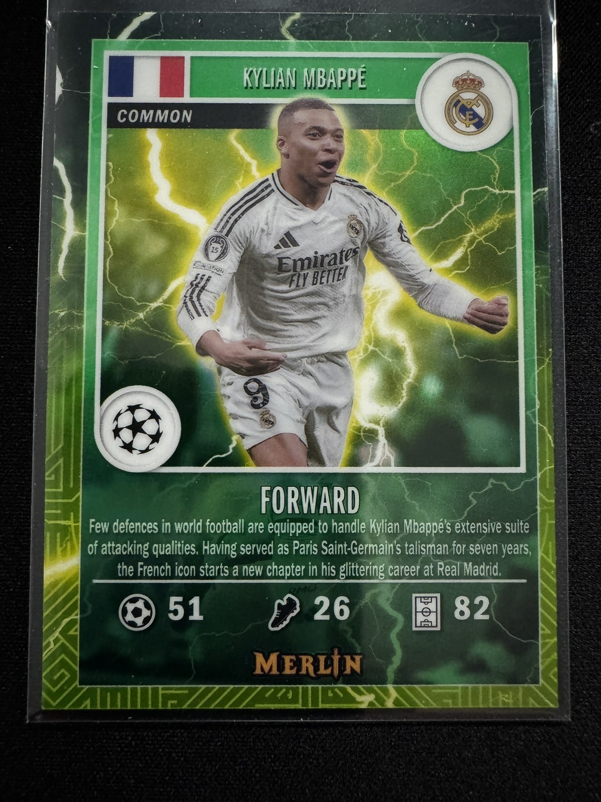 2024 Topps Merlin Chrome UCC Kylian Mbappe #MG-38 Merlin's Gamers