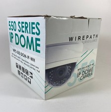 NEW WirePath Surveillance WPS-550-DOM-IP-WH 720p Outdoor IP Camera Color Beige