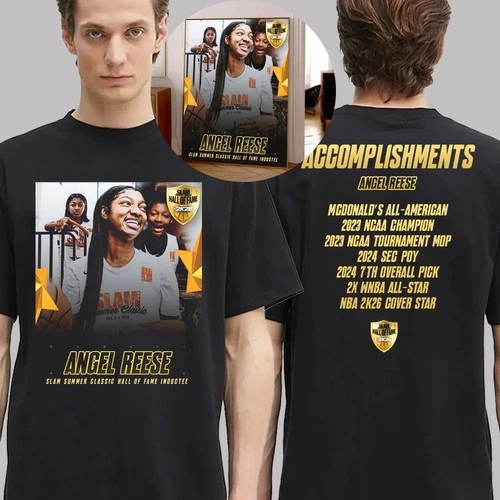 Angel Reese Slam Summer Classic Hall Of Fame NBA 2K26 T Shirt/Poster