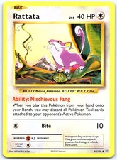 Rattata 66/108 Common Evolutions Pokemon Near Mint