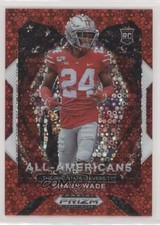 2021 Panini Prizm Draft Picks All-American Red Circles Shaun Wade #191 9ur