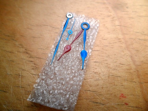 HAMILTON -16S- HANDS / EARLY TIME ZONE SET - RAILROAD MODELS - A-1 -