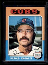 1975 Topps #352 Darold Knowles Chicago Cubs