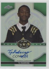 2015 Leaf US Army All-American Bowl Green Prismatic 6/10 TJ Rahming Auto 2u6