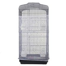 QBLEEV Extra Large 29.5" Mesh Bird Seed Catcher, Cage One Size, White