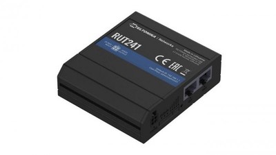 Przemysłowy Router LTE Cat.4, 2x LAN 100Mb/s WiFi 2,4GHz, RUT241 010000 Teltonik