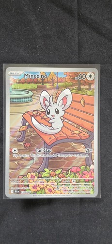 Minccino 152/086 Illustration Rare Black Bolt Pokemon NM Condition