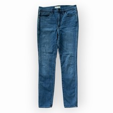Madewell Jeans 10  High-Rise Skinny Button-Fly Medium Wash Blue Women  s Size 27