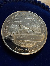 2019 RRS SIR DAVID ATTENBOROUGH  PROOF LIKE &pound;2 TWO POUND COIN POBJOY MINT