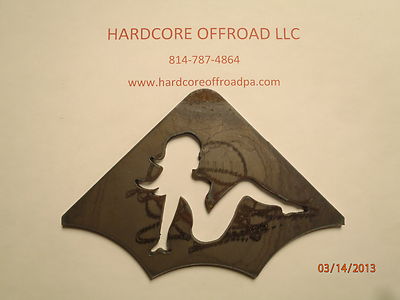 TRUCKER GIRL 5 inch gusset 90 degree roll cage chassis etc. braket tab many uses