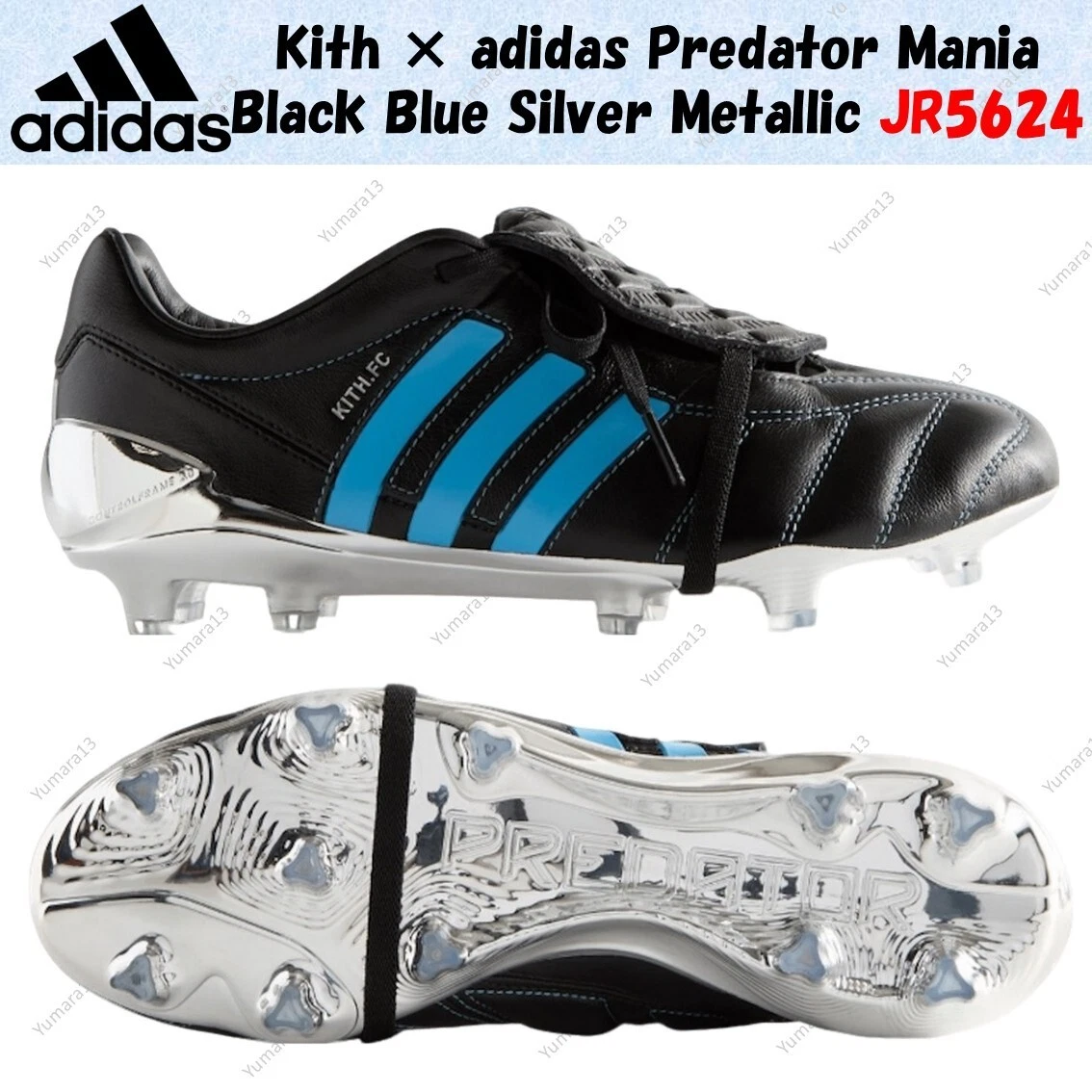adidas Kith x Predator Mania FG Black Blue for Sale | Authenticity