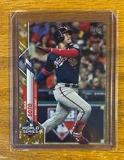 2020 Topps Series 1 Juan Soto Gold Parallel #6 /2020 World Series Highlights 