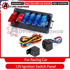 6 In 1 12v Ignition Switch Panel Fits For Race Car Ignition Starter Switches 6 In 1 12v Ignition Switch Panel Fits For Race Car Ignition Starter Switches