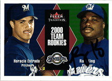 Ray King Signed 2000 Fleer Tradition Team Rookies MLB Baseball Card #U82