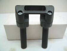 Set of Handlebar Risers - Black Wrinkle - New...