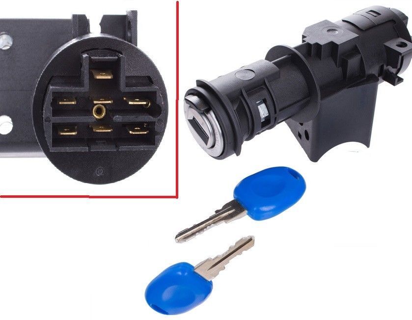 Neiman de direction Fiat Punto 94-99 avec clés antivol acier
