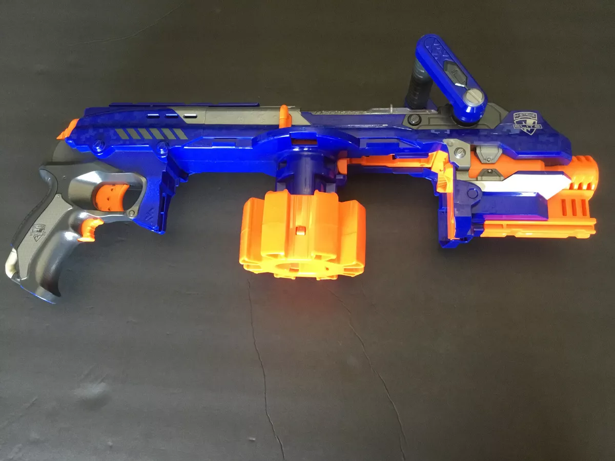 Nerf N-Strike Elite Hail-Fire Blaster Gun Excellent Condition!