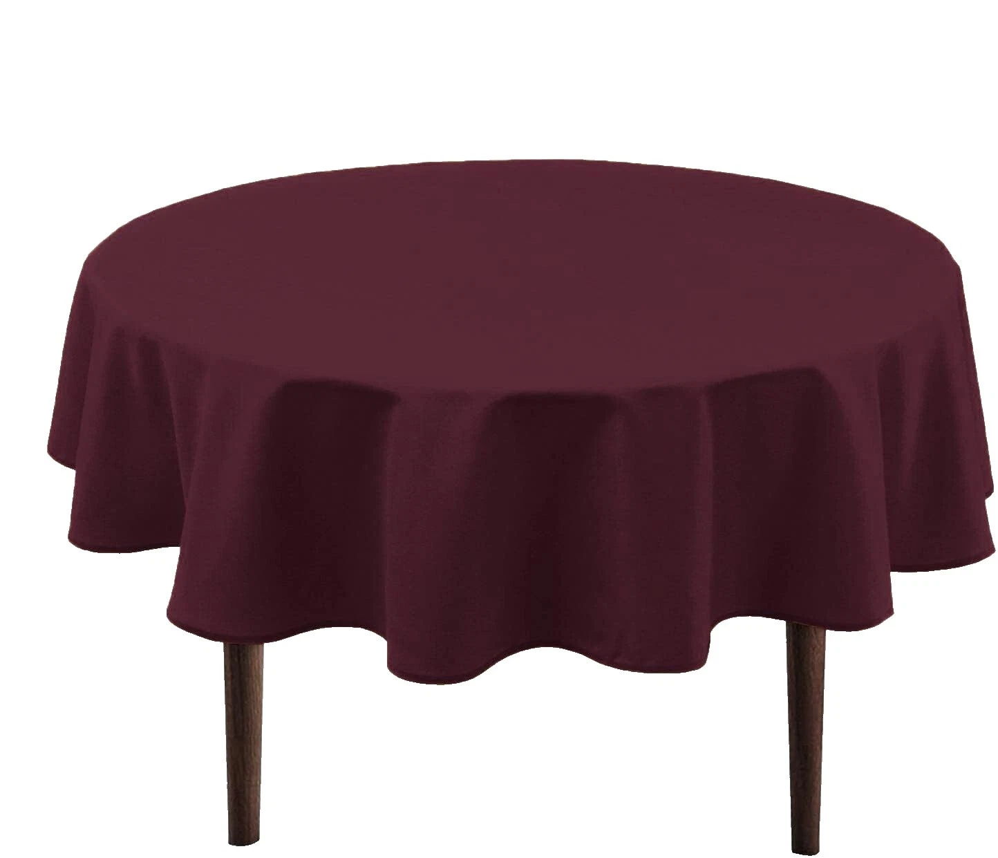 Polyester Blend Solid Pattern Tablecloths
