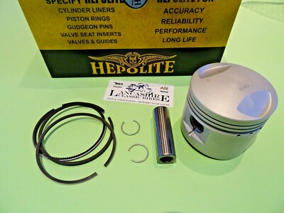 BSA B25 C25 B25SS B25T TR25 HEPOLITE KOLBENSATZ +040 BOHRUNG 16945 RINGE & STIFT
