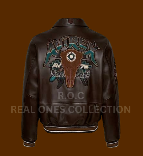 Avirex leather jacket brown A2 buffalo legends jacket in Avirex leather jacket brown A2 buffalo legends jacket in