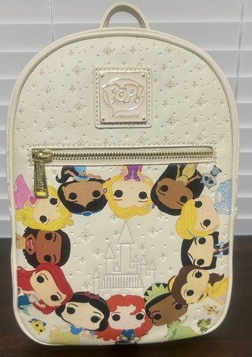 Mini zaino Loungefly Disney Princess Circles; Funko POP! Nuovo con etichetta - Foto 4 di 11