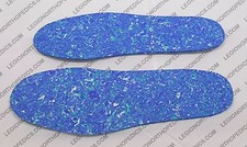 Foam Insoles 1/8" Black or Blue - Flat Inserts for Shoes Boots sport ALL WIDTHS