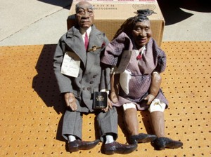 2 AMERICANA DADDYS LONG LEGS DOLLS 