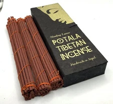 Potala Tibetan Traditional Meditation Incense. Large 3 Bundles Set. 60 Sticks.