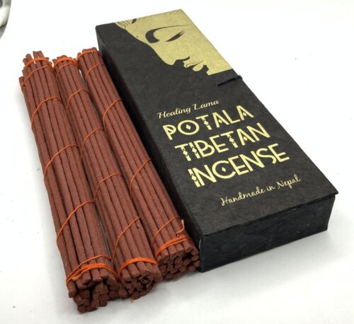 Potala Tibetan Traditional Meditation Incense. Large 3 Bundles Set. 60 Sticks. - 第 1/6 張圖片