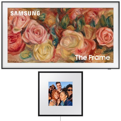 Samsung 75'' The Frame QLED 4K Smart TV (2024) + Frame Smart Speaker Bundle