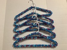 Clothes' Hangers Variegated Garden Grows New Five Handmade Crochet