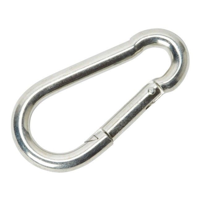 Carabiner Clip Snap Hook Spring Loaded Steel Karabiner Carabina Carbine C