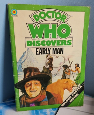 Doctor Who Discovers Early Man. 1977 Target. With Poster