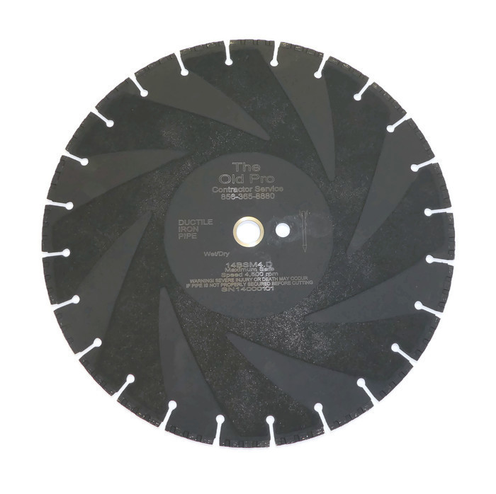 14" The Old Pro Diamond Saw Blade 14BSM4.D for DUCTILE IRON (PREMIUM BLADE) eBay