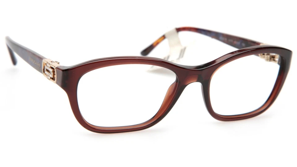 BVLGARI 4062-B 5171 MARCO GAFAS MARRÓN 52-17-130 B37 Italia Foto 3 de 4