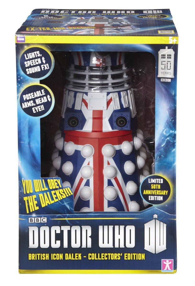 DALEK ラジオコマンド フィギュア ドクターフー　ロボット　ダーレク doctor who 50th anniversary dalek 12” Collectors Edition Lights