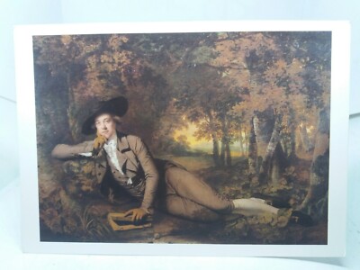 Sir Brooke Boothby 1781 von Joseph Wright von Derby Vintage Kunst Gemälde Postkarte