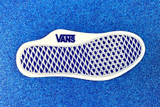 VANS Off The Wall Sole Skateboard Sticker 6" blue sk8