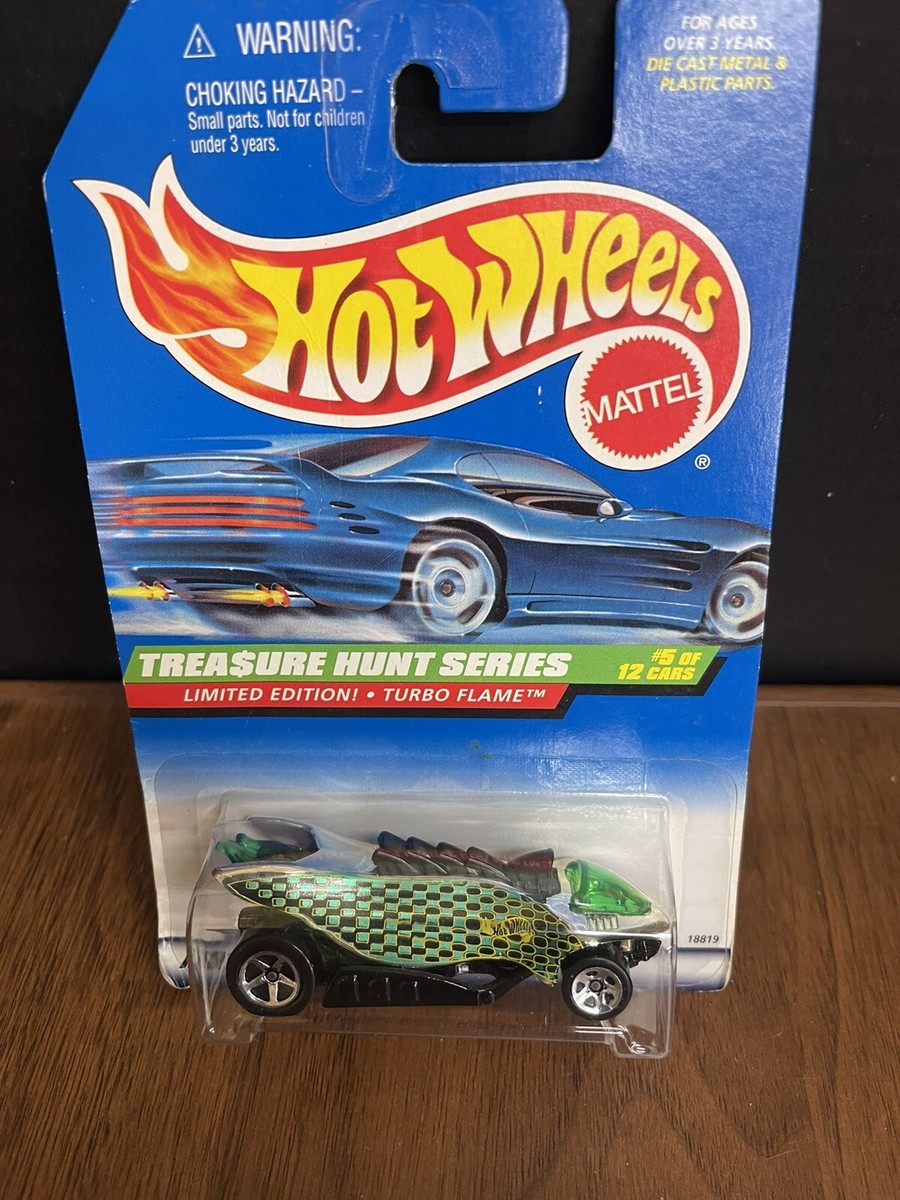 1998 Hot Wheels Treasure Hunt Turbo Flame Limited Edition 5/12