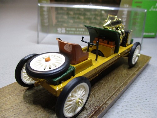 LG2378 BRUMM ORO R25 1/43 1:43 Voiture Ford 999 Lake Saint Clair 1904 marron - Imagen 4 de 13