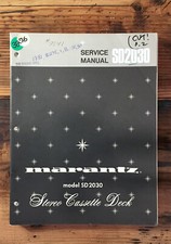 Marantz SD2030 SD-2030 Cassette Service Manual Original 
